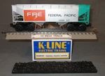 K-line 629101 Federal Pacific Hopper W/ Remv. Coal Load O/027 Ga. Wks/ Lionel 03. Fixed Price $25.00.
