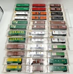 Scale Micro-trains 40 & 50 Box Cars Multiple Road Names Brand New. Fixed Price $19.95.