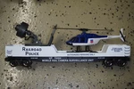 K-line Railroad Police Helicopter 74324 Mobile Camera Surveillance Unit. Fixed Price $64.99.
