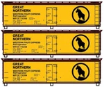 Accurail Ho Scale New 2026 Great Northern 40' Wood Reefer 3-PACK 8150. Fixed Price $53.02.