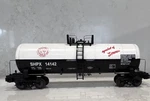 Mth Electric Trains Pittsburgh & West Virginia Tank Car O Gauge Black White. Fixed Price $69.00.