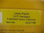 Mth Premier Up Heritage 20-2774B Union Pacific Ext. Vision Caboose New 21862. Fixed Price $100.00.