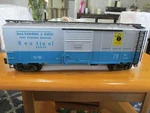 G Scale Railway Express Baltimore & Ohio REA-46008 Boxcar Train. Fixed Price $125.00.