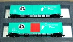 Athearn Ho Scale Great Northern 50' Box Cars (2317-#36905/36982). Fixed Price $30.76.