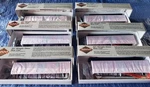 6 Proto 2000 Series Burlington Cb&q Single Door Boxcars 50' Ho Scale Train. Fixed Price $60.00.