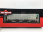 Intermountain 453104-07 Farmrail 4750 Cu Ft 3-BAY Covered Hopper Gnbc #2124. Fixed Price $35.00.