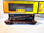 Mth King 30-76129 Pennsylvania Flat Car W/ Prr Trailer Road # 48036 New Ob. Fixed Price $57.50.