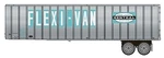 Walthers Scenemaster 949-2607 Ho Flexi-van 40' Trailer Nyc #2. Fixed Price $35.99.