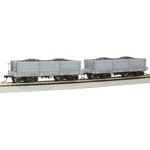 Bachmann 26533 18' Wood Low-side Gondola U.s.a. #100701/101222 (2-PK) ON30 Scale. Fixed Price $39.99.