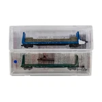 Micro Trains Bulkhead Flat Car Gn Western 1:160 Scale Freight 2P Lot. Fixed Price $75.01.