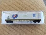 Mtl Micro-trains 04500504 45504 Usaac 667419 With "caboose" Container. Fixed Price $39.99.