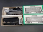 New Bowser H-21 Scale Undecorated 4-BAY Hopper Car Kits #54050. Fixed Price $29.00.