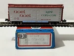 Con Cor 1978 Christmas 40' Reefer Noel Silver Red Xmas Scale. Fixed Price $24.99.