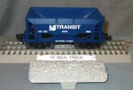 Lionel 16179 Nj Transit #9129 Blue "dover Yard" Ore Car W/ Ballast Load O/027 Ga. Fixed Price $30.00.