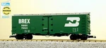 Usa Trains Scale 40' Mech Reefer R16513 Burlington Northern - Green/silver. Fixed Price $134.99.