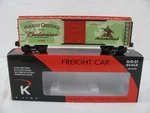 K-line O/O-27 Scale Budweiser Christmas Holiday Greetings 2001 Box Car Ex. Fixed Price $19.99.