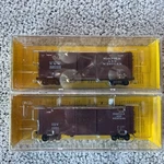 Kadee Ho Norfolk And Western PS-1 40 Assortment Boxcars (2 Cars) Nib. Fixed Price $85.68.
