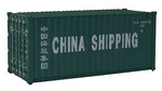 Walthers Scenemaster 949-8056 Ho 20' Container China Shipping. Fixed Price $12.99.