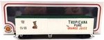 Bachmann 76902 Ho Scale Tropicana 50' Steel Reefer #742 Ln/box. Fixed Price $8.24.