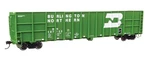 Walthers Ho Scale 61' Wood Chip Gondola Burlington Northern #587155 910-6107. Fixed Price $28.67.