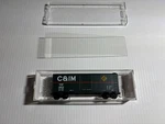 Micro-trains 20476 Scale 40' Boxcar Chicago & Illinois Midland #16073 Green. Fixed Price $12.50.