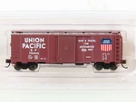 Scale Bachmann 17053 Up Union Pacific Aar 40' Steel Boxcar #108848. Fixed Price $32.95.