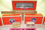 Lionel New 6-52396 Mlr Frisco Flatcar With Speeders. Fixed Price $324.00.