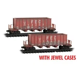 Micro Trains Gauge Fec Rapid Discharge Hopper Weathered 2 Pk Pn 98305079. Fixed Price $73.99.