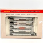Walthers Scale 932-8100 Undecorated Thrall 5 Unit Articulated Double Stack Set. Fixed Price $81.99.