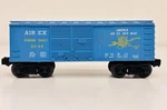 Lionel Postwar Air Ex Spinning Tackle Box Car Blue 6044. Fixed Price $14.95.