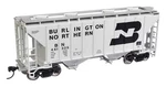 Scale Walthers 910-7976 Burlington Northern 37' 2980 Cf 2-BAY Cov Hopper. Fixed Price $37.99.