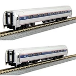 Kato N Scale 106-8003 Amtrak Amfleet Phase Vi Coach & Cafe Two Car Set B. Fixed Price $54.99.
