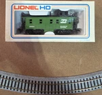Lionel Ho Burlington Northern Caboose 98601 Green/black. Fixed Price $18.00.