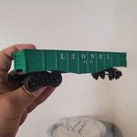 Lionel #6142 Gauge Green Gondola Freight Car. Fixed Price $12.99.