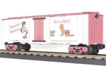 Mth Railking It S Girl Window Box Car 30-74201! Gauge Baby Birth Daughter. Fixed Price $74.95.