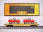 Mth 30-76033 Scale Union Pacific Flatcar W/2 Vw #1965 Nib. Fixed Price $61.09.