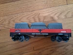 Lionel 6-26610 Wild West Set Lone Ranger Truss Rod Gondola Covered Load New Ob. Fixed Price $21.00.