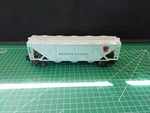 Mth Gauge Pennsylvania 3-BAY Covered Hopper #257143. Fixed Price $12.00.