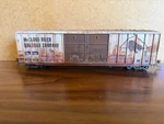 Ho Scale Athearn 50' Boxcar. Iatr #6439. Weathered Freight Mwkd. Fixed Price $25.00.