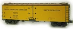 Atlas Scale 40' Steel Reefer 2-RAIL Fruit Growers Express/fge #58014. Fixed Price $93.99.