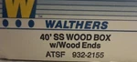 Walthers 40 Ss Box W/wood Ends Atsf 932-2155. Fixed Price $20.00.