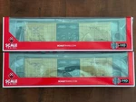 Lot Of 2 Scaletrains Trinity 7500 High-cube Box Cars: Ho Rivet Counter Nib. Fixed Price $140.00.
