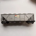 Lionel 634656 Post War Alcoa Aluminum Covered 4-BAY Hopper Gauge. Fixed Price $46.05.