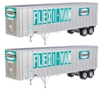 Walthers Scenemaster Ho 2607 New York Central Nyc Flexi-van 40' Trailer Set. Fixed Price $31.43.