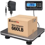 Surmountway Shipping Scale 660LBS Lcd Digital Platform Heavy Duty Portable St.... Fixed Price $95.24.