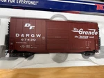 Atlas Trainman Rio Grande Hy-cube Boxcar 3-RAIL. Fixed Price $50.00.