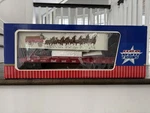 Usa Trains Scale R-1763 Clydesdale Piggyback Nib. Fixed Price $245.00.