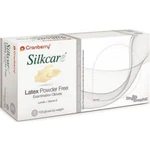 Silkcare Latex Gloves: Small, Powder-free 100/BX. Non-sterile, Micro-web. Fixed Price $26.59.