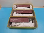 Ho Scale Accurail 4218 (3CARS) 40' O.b Box Steel Ends Georgia Rr LOT#1375. Fixed Price $39.95.
