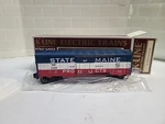 Nib K-line Gauge K-7509 New Haven State Of Maine Steel Reefer Boxcar Nh #7509. Fixed Price $19.96.
